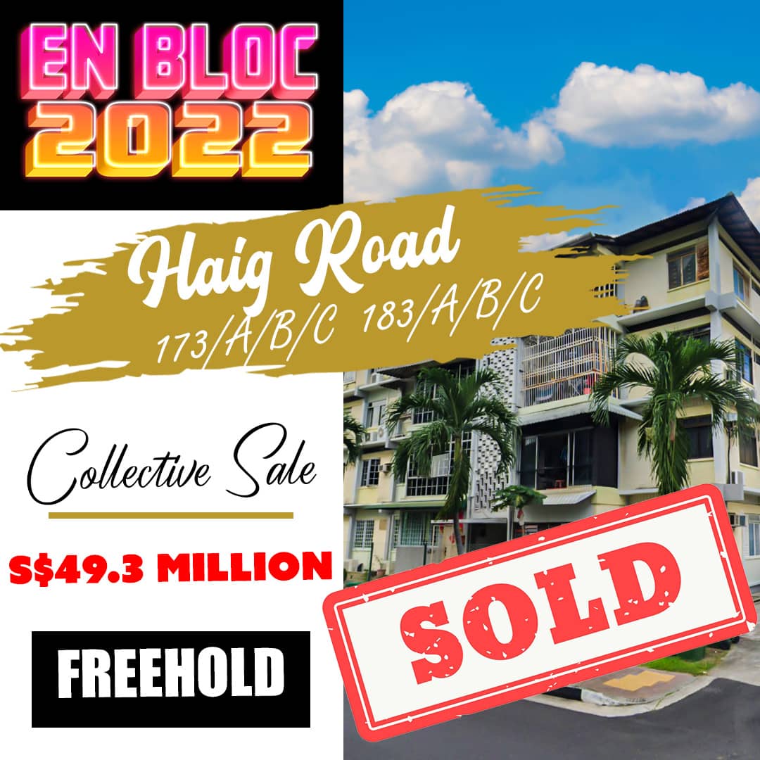 Haig Road Sold En Bloc To Nanshan Group Instagram